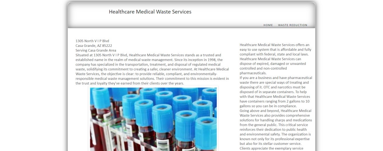 Healthcare Medical Waste Services