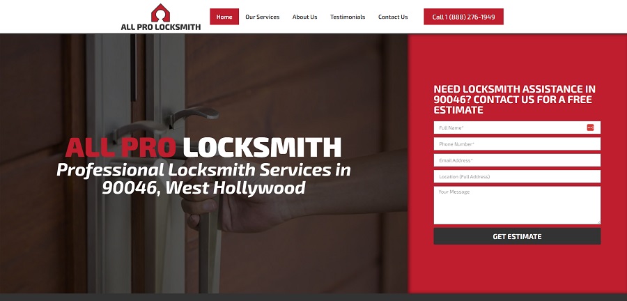 Prrofessional Locksmith in East Hollywood, CA