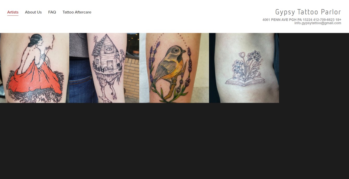 Tattoo Shops Pittsburgh