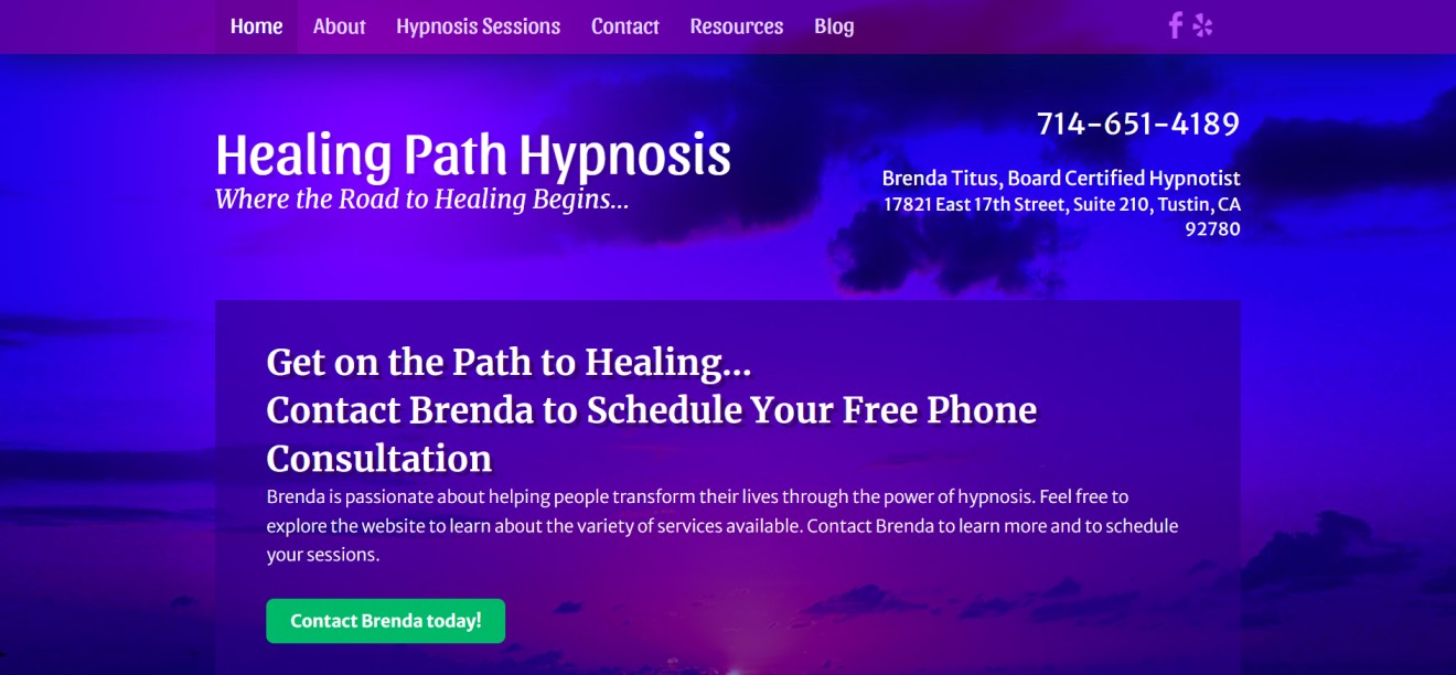 One of the best Hypnotherapy in Santa Ana