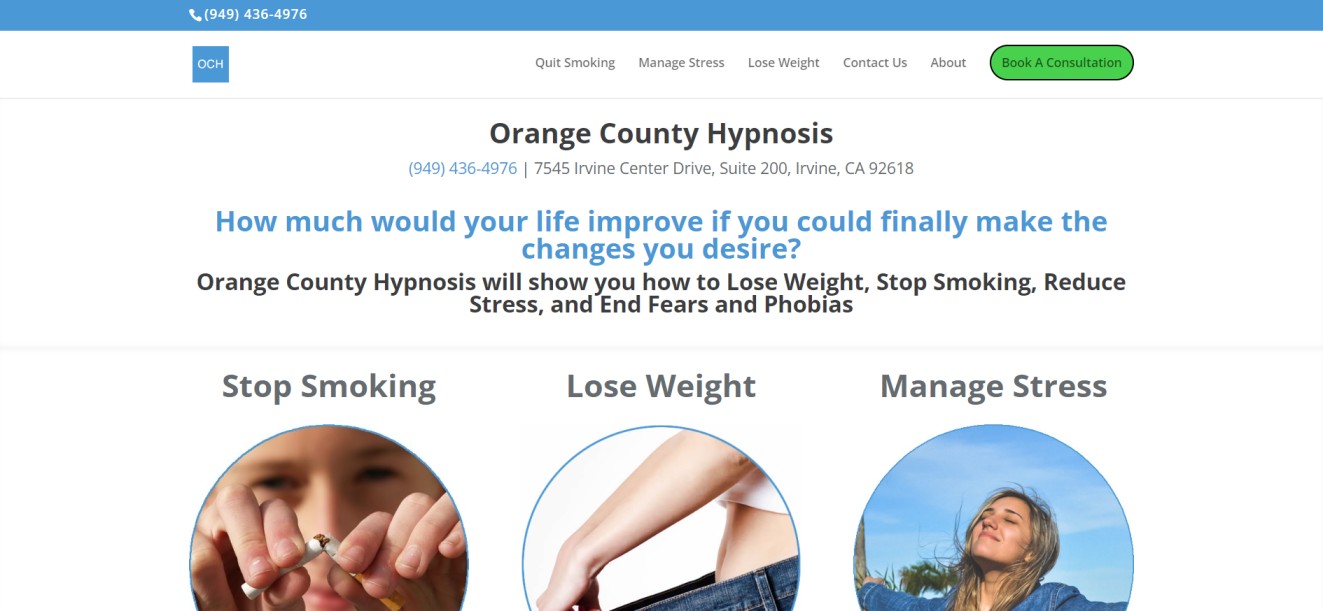 Top Hypnotherapy in Irvine