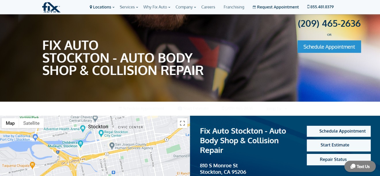 Top Auto Body Shops in Stockton