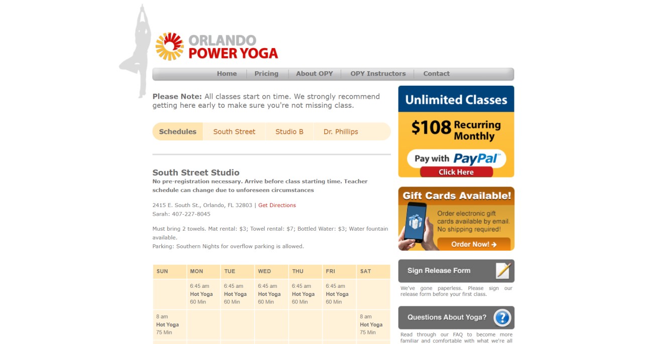 Yoga Studios Orlando