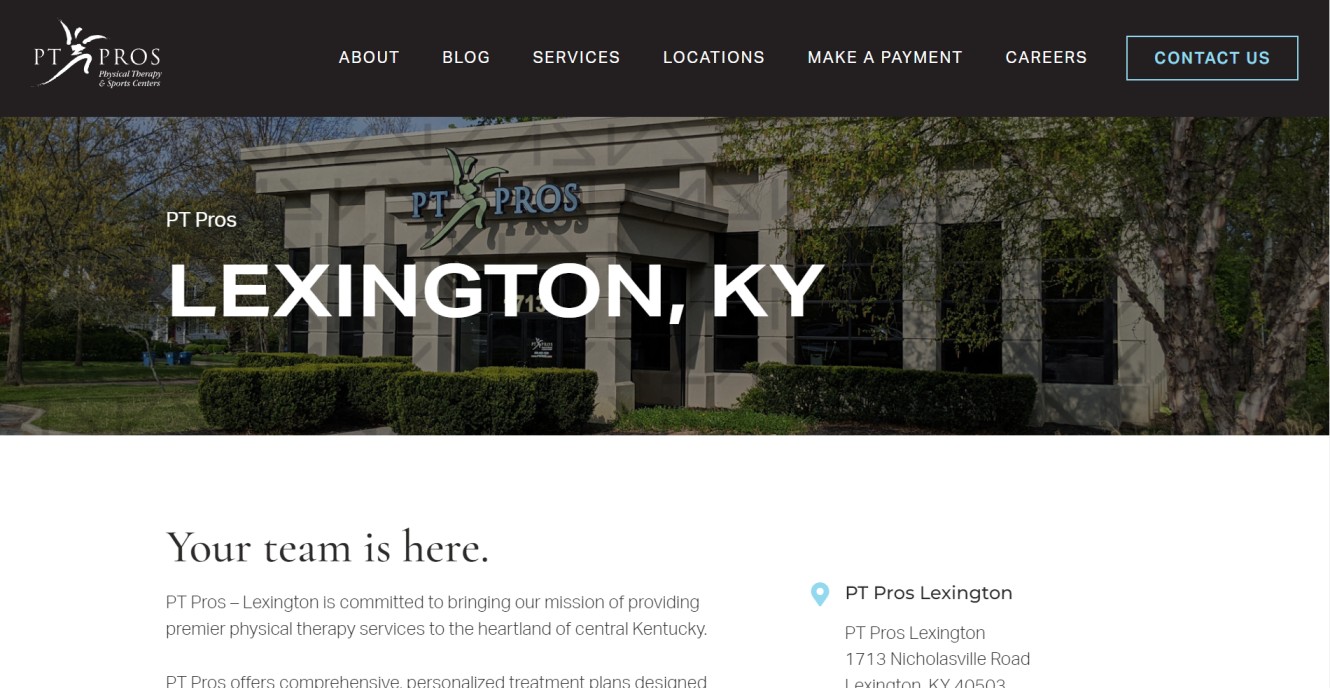 Physiotherapy in Lexington-Fayette