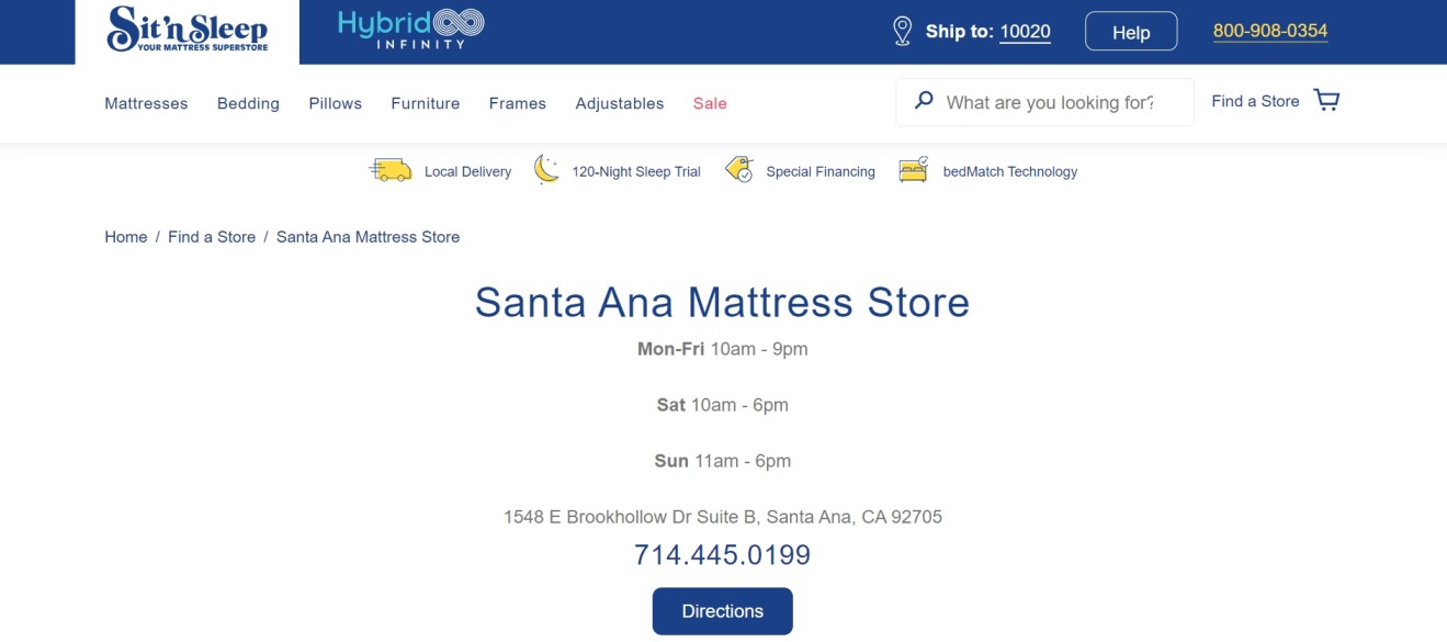 One of the best Mattress Stores in Santa Ana