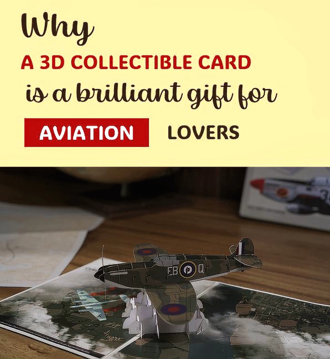 3D Aircraft Collectible Cards