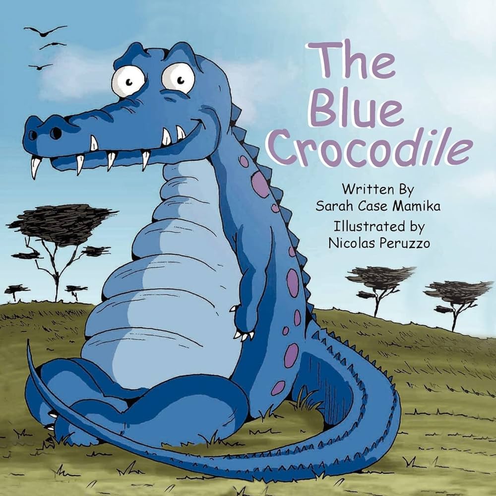 The Blue Crocodile by Sarah Case Mamika