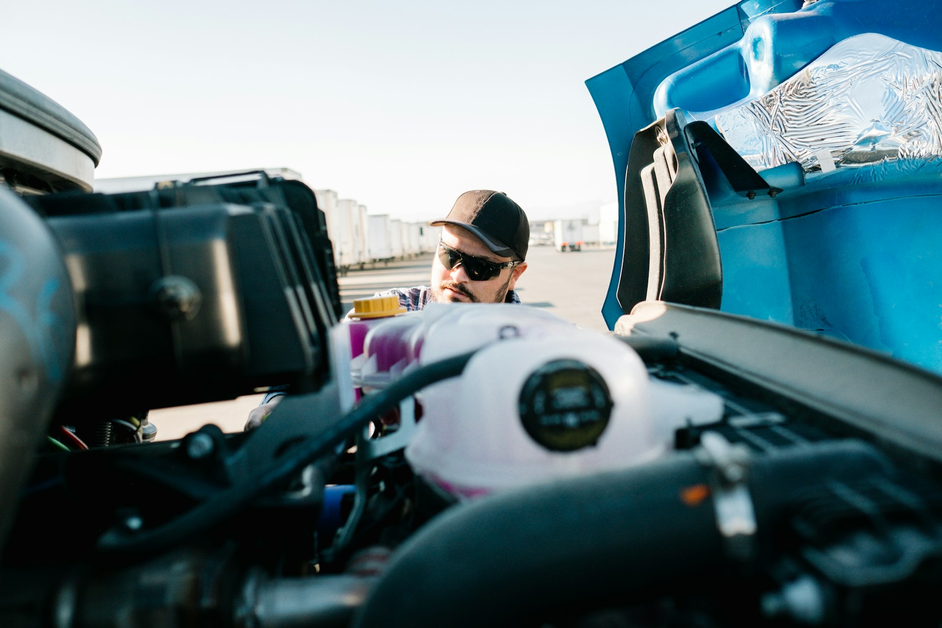 Truck and Motorcycle Drivers