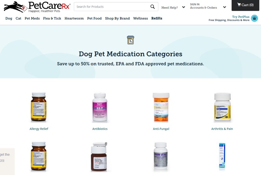 place to find pet medication